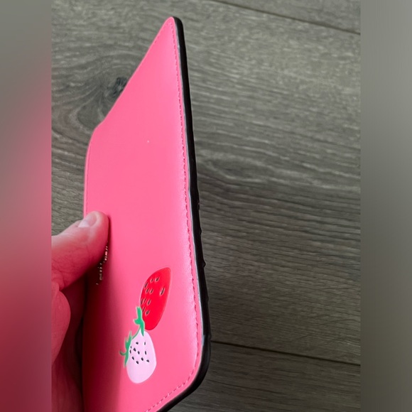 NWOT 🍓🦄Kate Spade Pink Strawberry Card Holder and Wallet Bundle - Picture 11 of 16